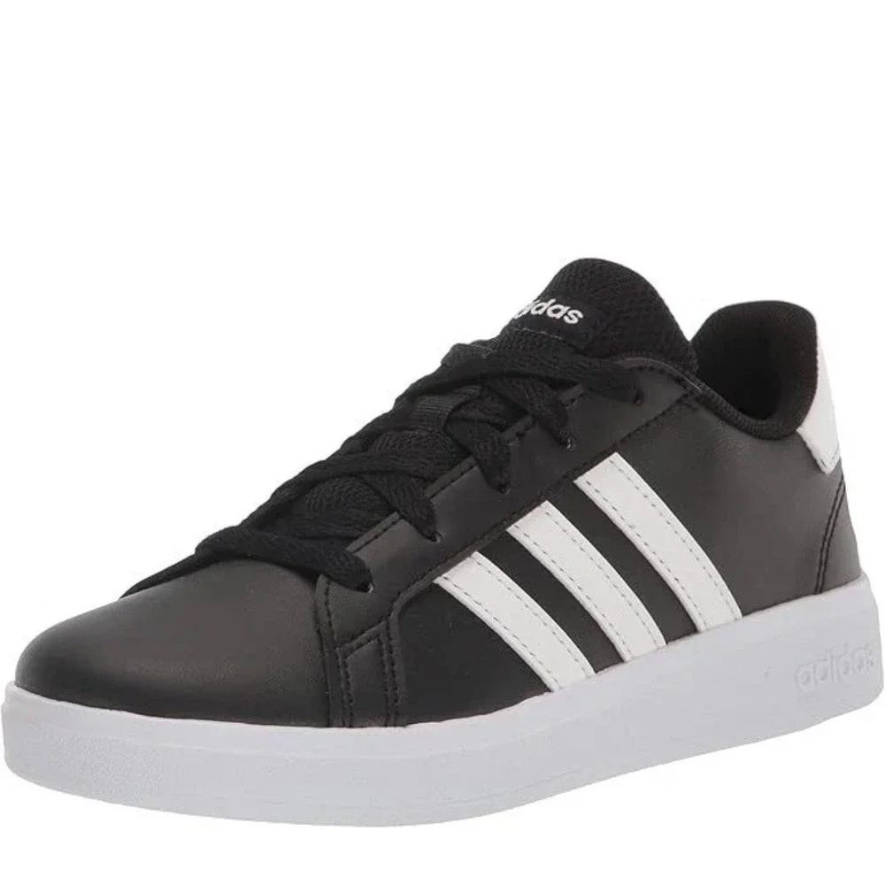 Adidas Grand Court 2.0 Kids‎ Sneaker GW6503 Black White Size 7